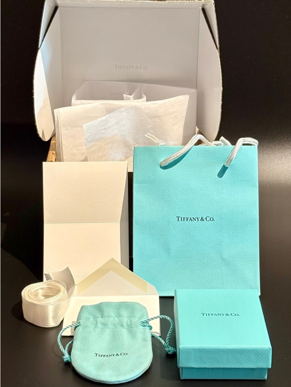 Tiffany & Co. Signature Blue Box, Bag, Gift Set